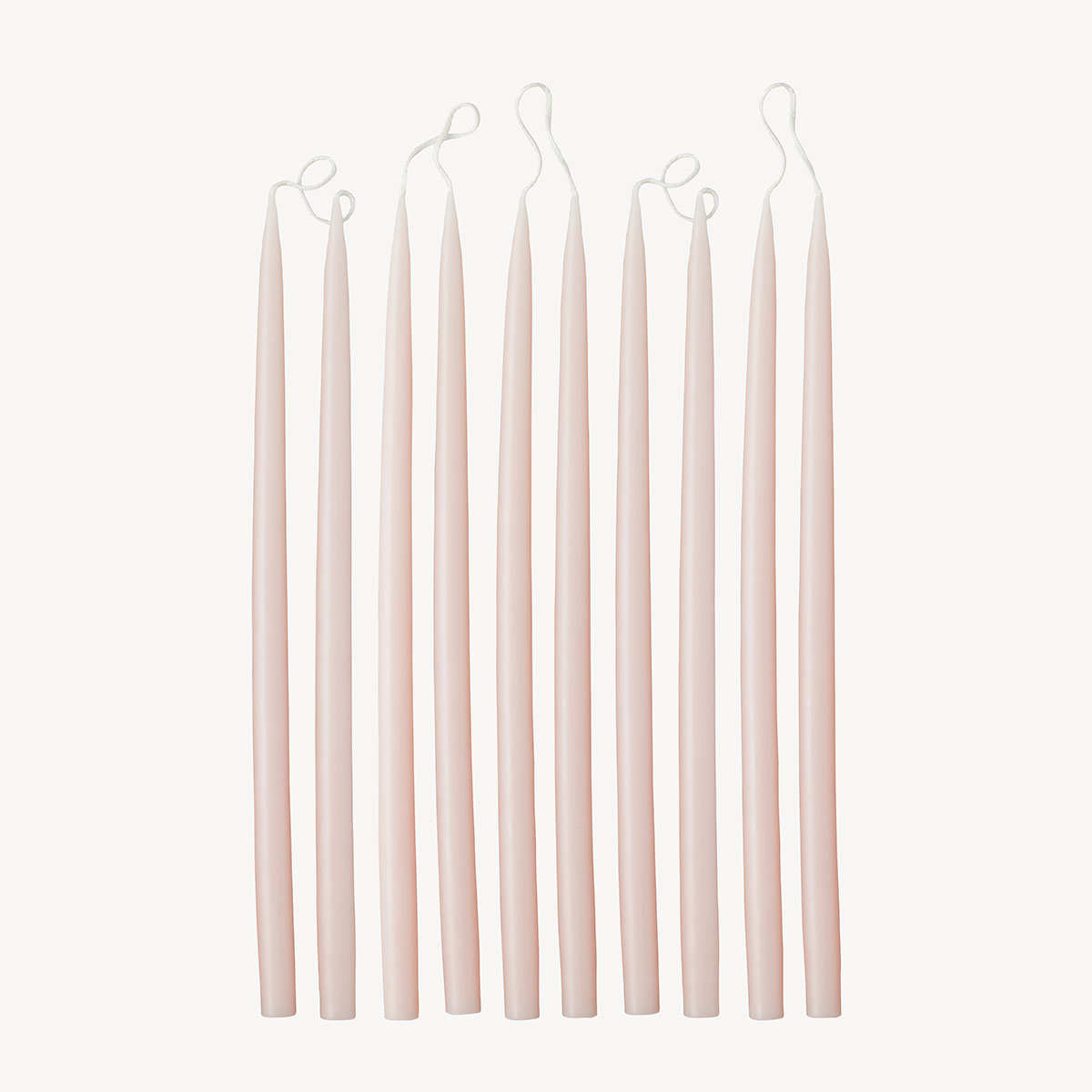 Candle Flair Taper Candle 'Powder Pink'