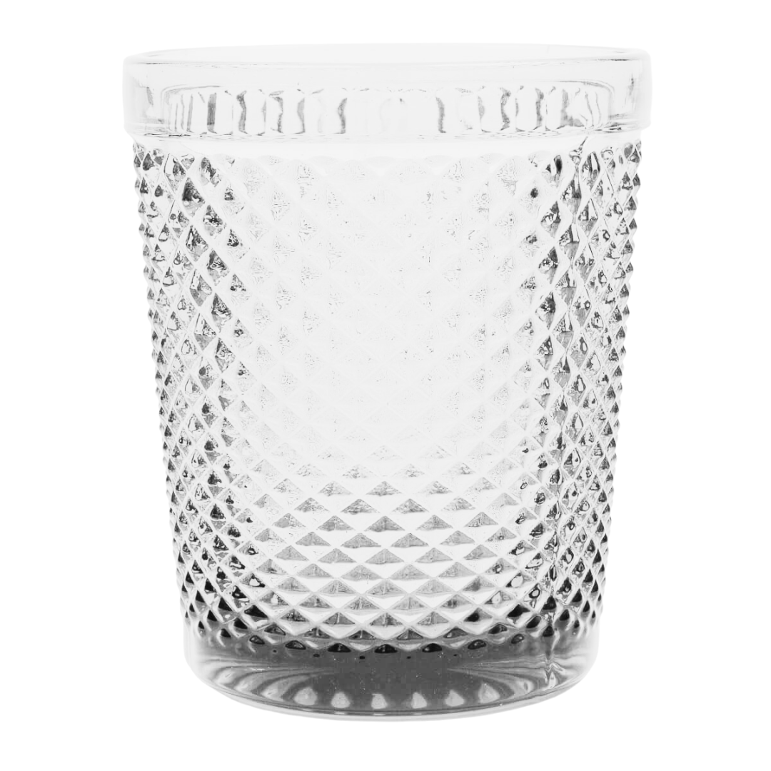 Clear Crystal Diamond Cut Water Cup