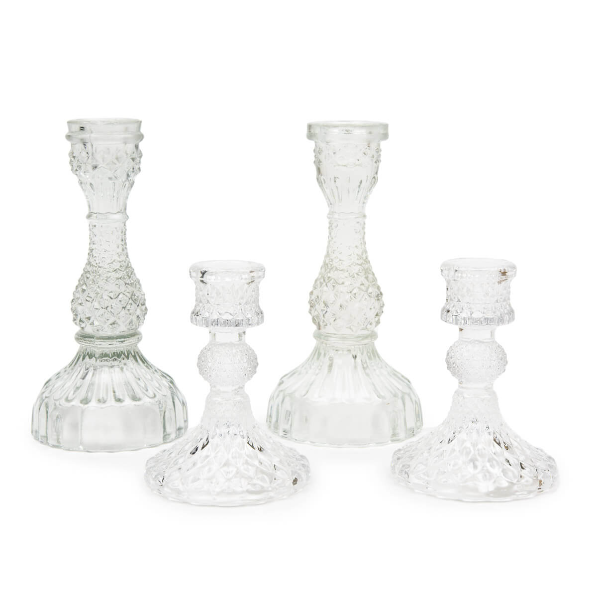 Glass Candlesticks