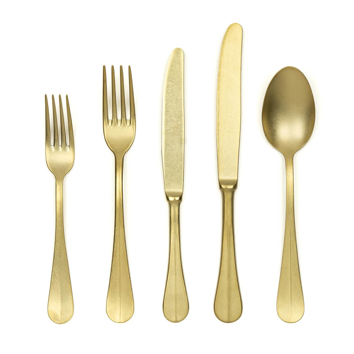 Matt Gold Cutlery Set